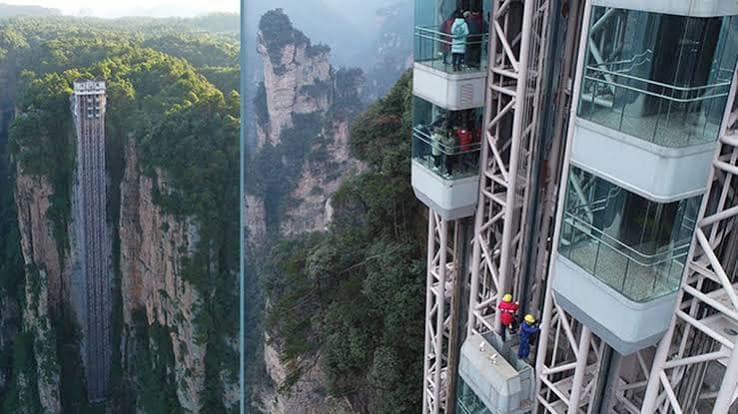 Skleněný výtah Fuyao Ladder – „vzdušný školní autobus“ v čínském kaňonu