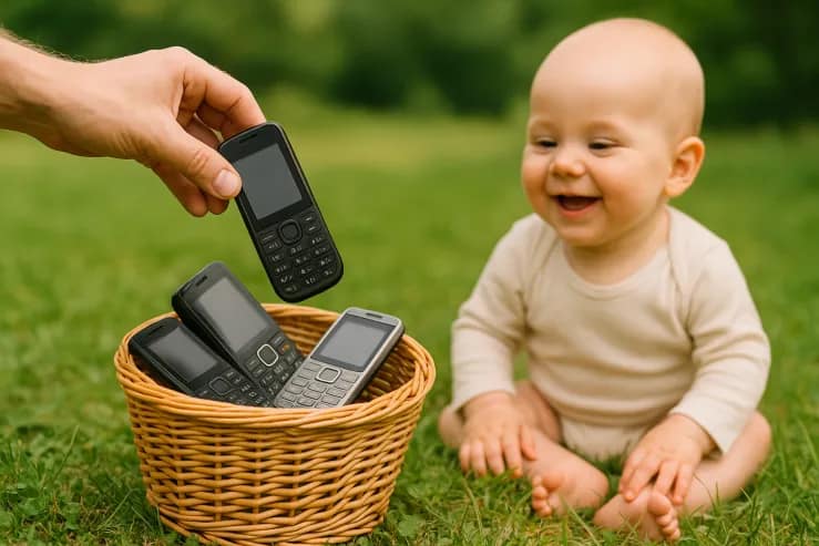 stare-telefony-v-kosiku-a-dite.png